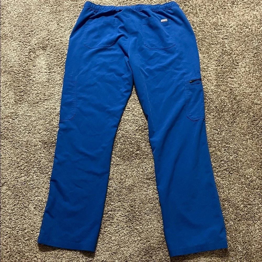 Figs Men's Royal Blue Cairo‎ Cargo Scrub Pants XL
